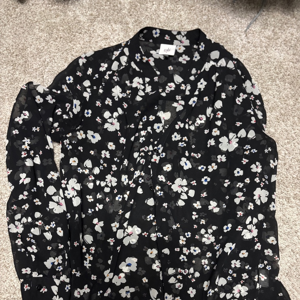 Cabi dress blouse. Long sleeve
